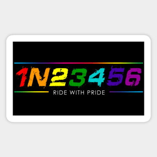 Ride with Pride Sticker